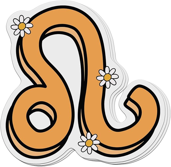 (Pack of 3) Leo Zodiac Astrology Signs Sticker