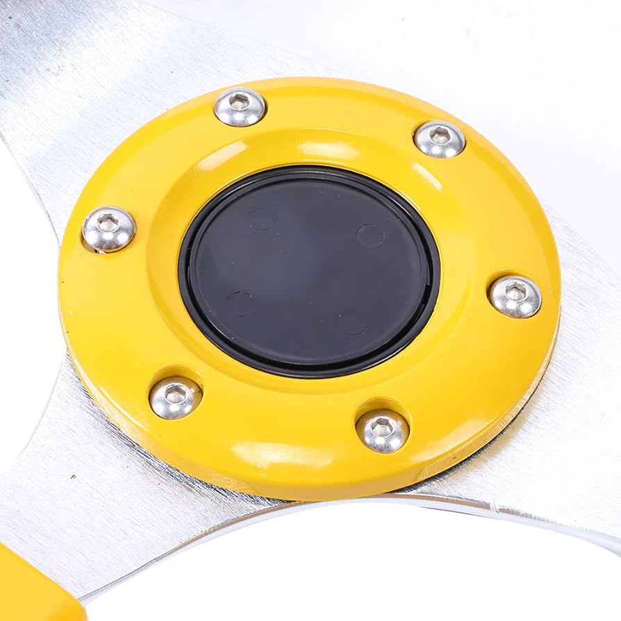 イエロー 3スポーク ステアリング 本体 イエロー 3スポーク ステアリング 本体 Yahoo!オークション -「3