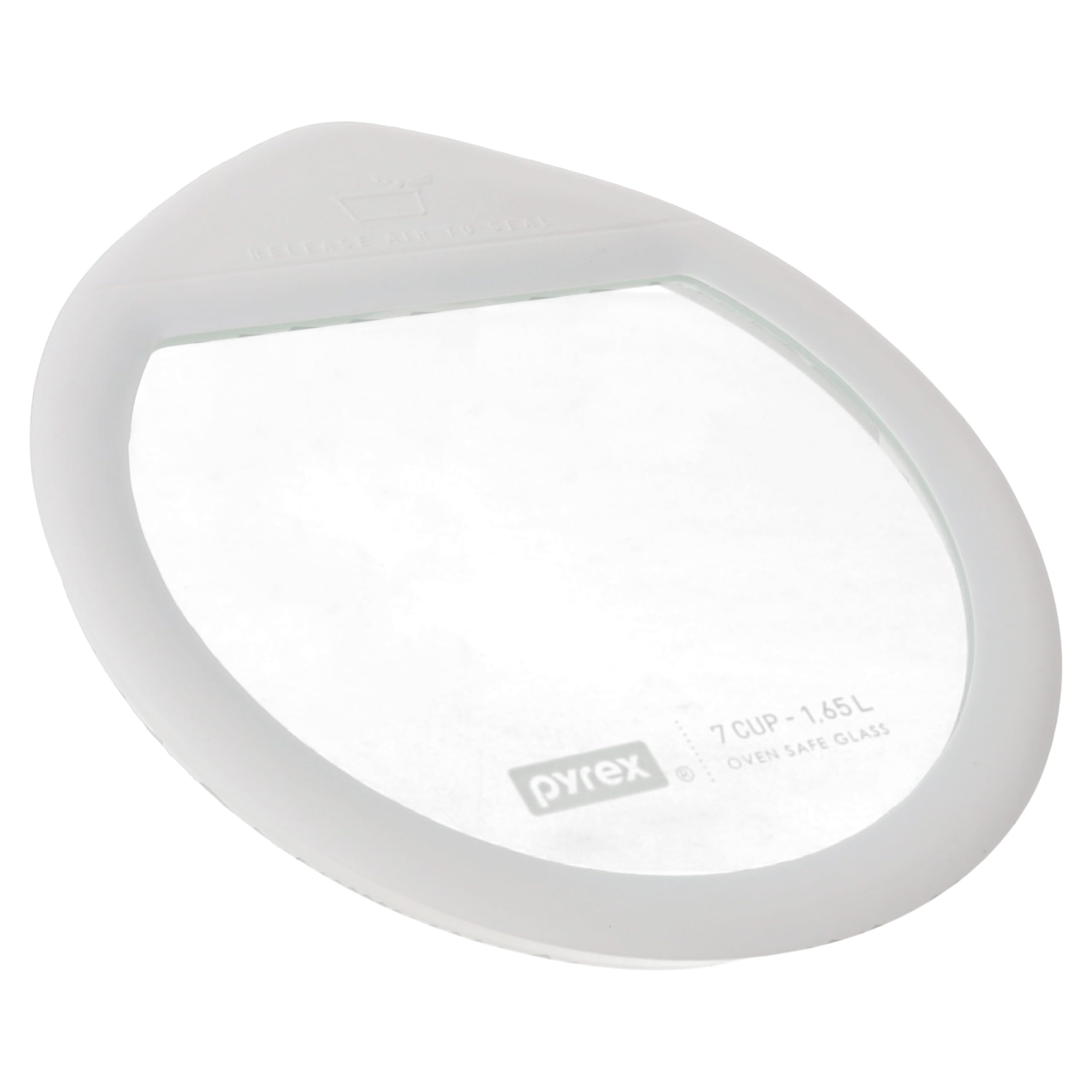Amazon.com: Pyrex OV-7402 Ultimate 7-Cup White Silicone Rimmed