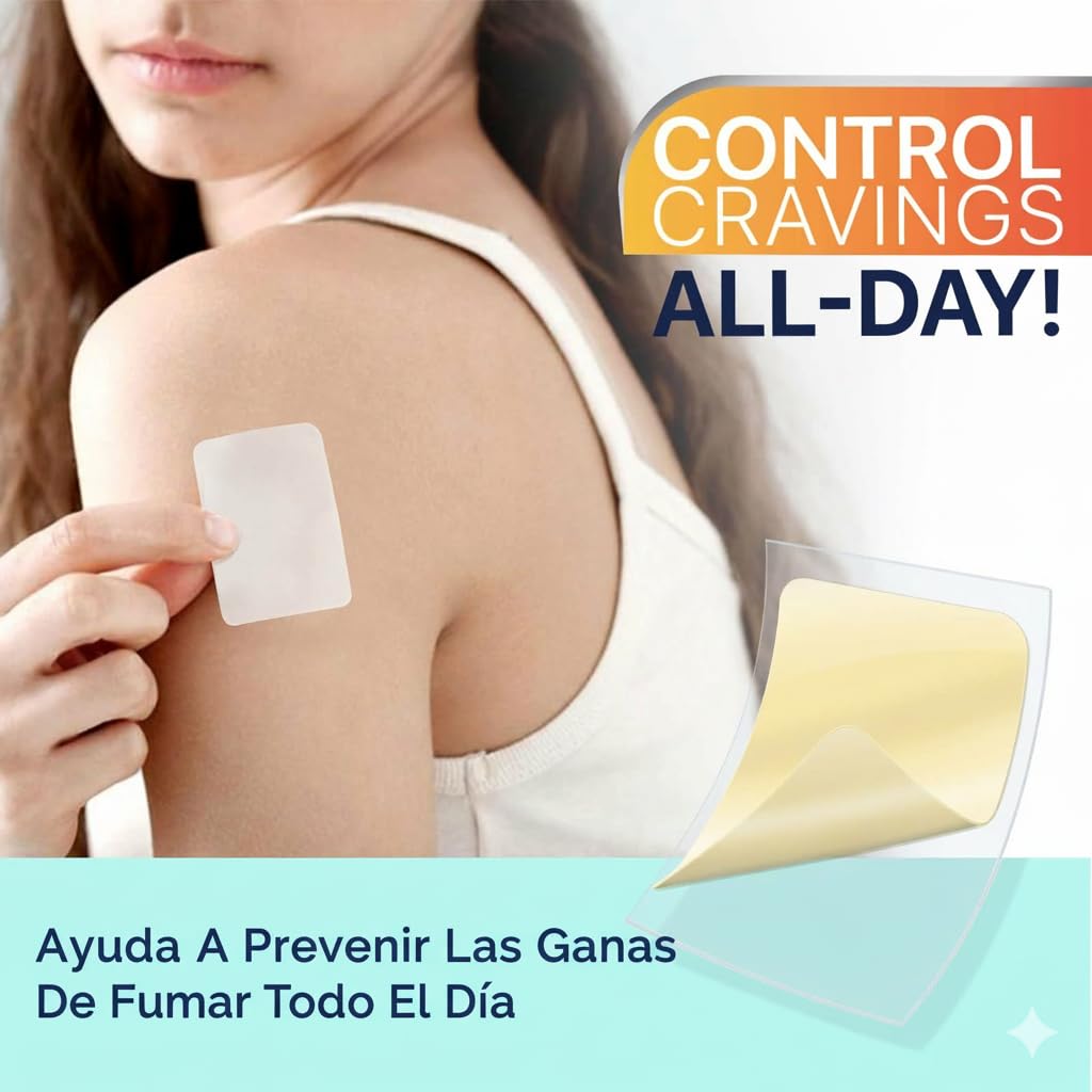 BAYON Parches para Dejar de Fumar Pack Paso 1 y 2 (21 mg + 14 mg) – Tratamiento Antitabaco con Reducción Gradual de Nicotina – Controla Ansiedad y Dependencia – 60 Parches 24h