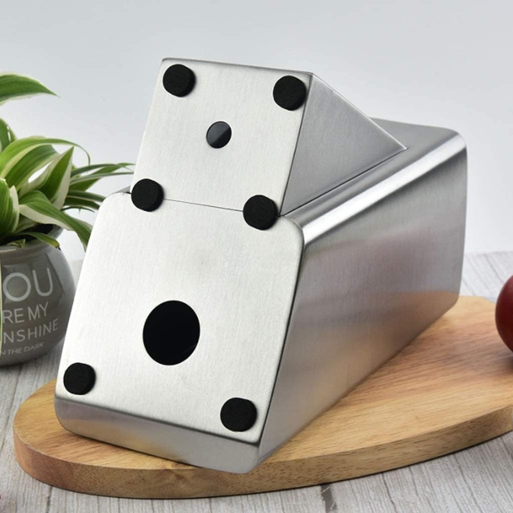 Knife Block Storage Stand Kitchen,Only Selling Cutter Holder,Stainless Steel Universal Organizer for Organize Rack