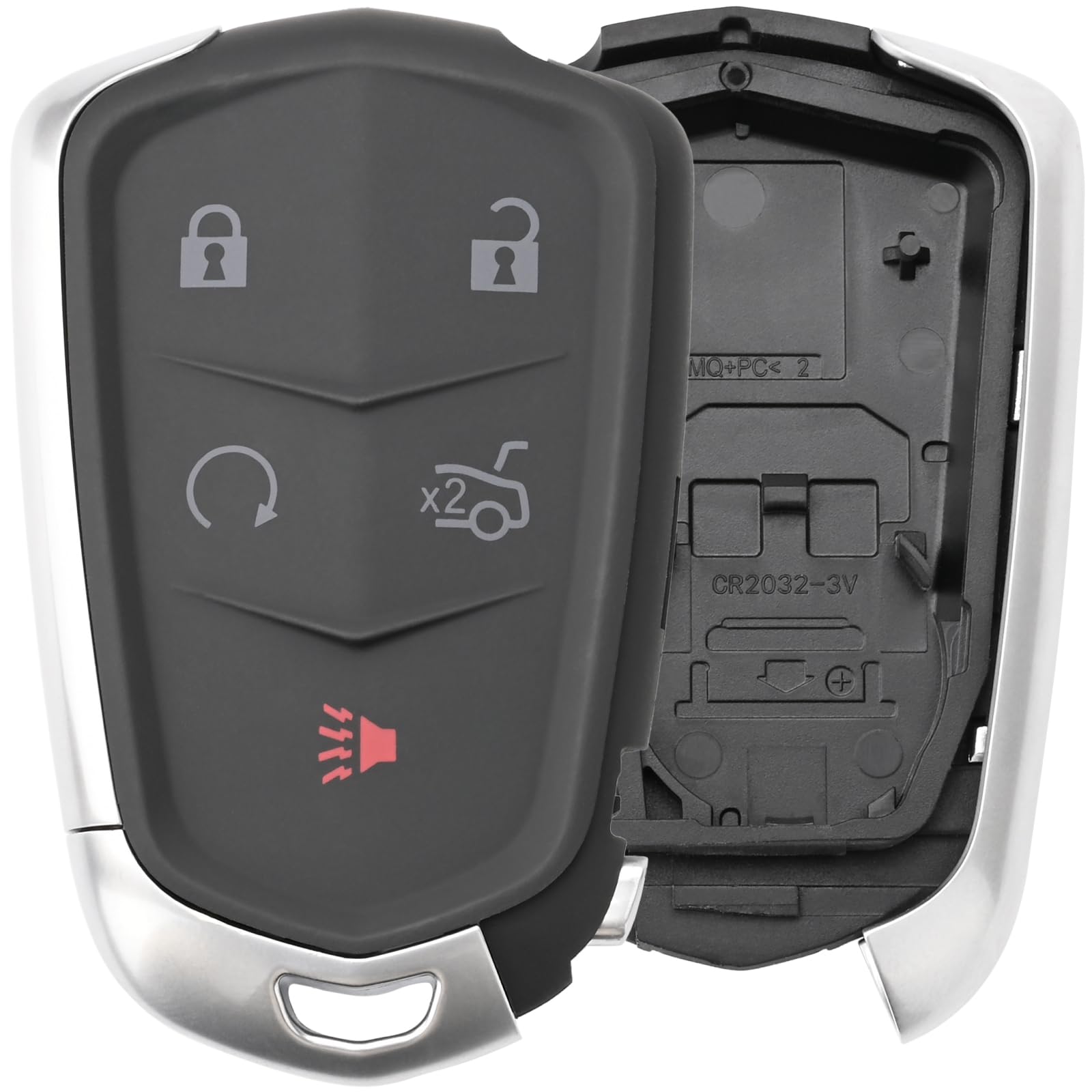 Sianxaido HYQ2AB Key Fob Shell Case Compatible with ATS CT6 CTS SRX XT4 XT5 XT6 XTS