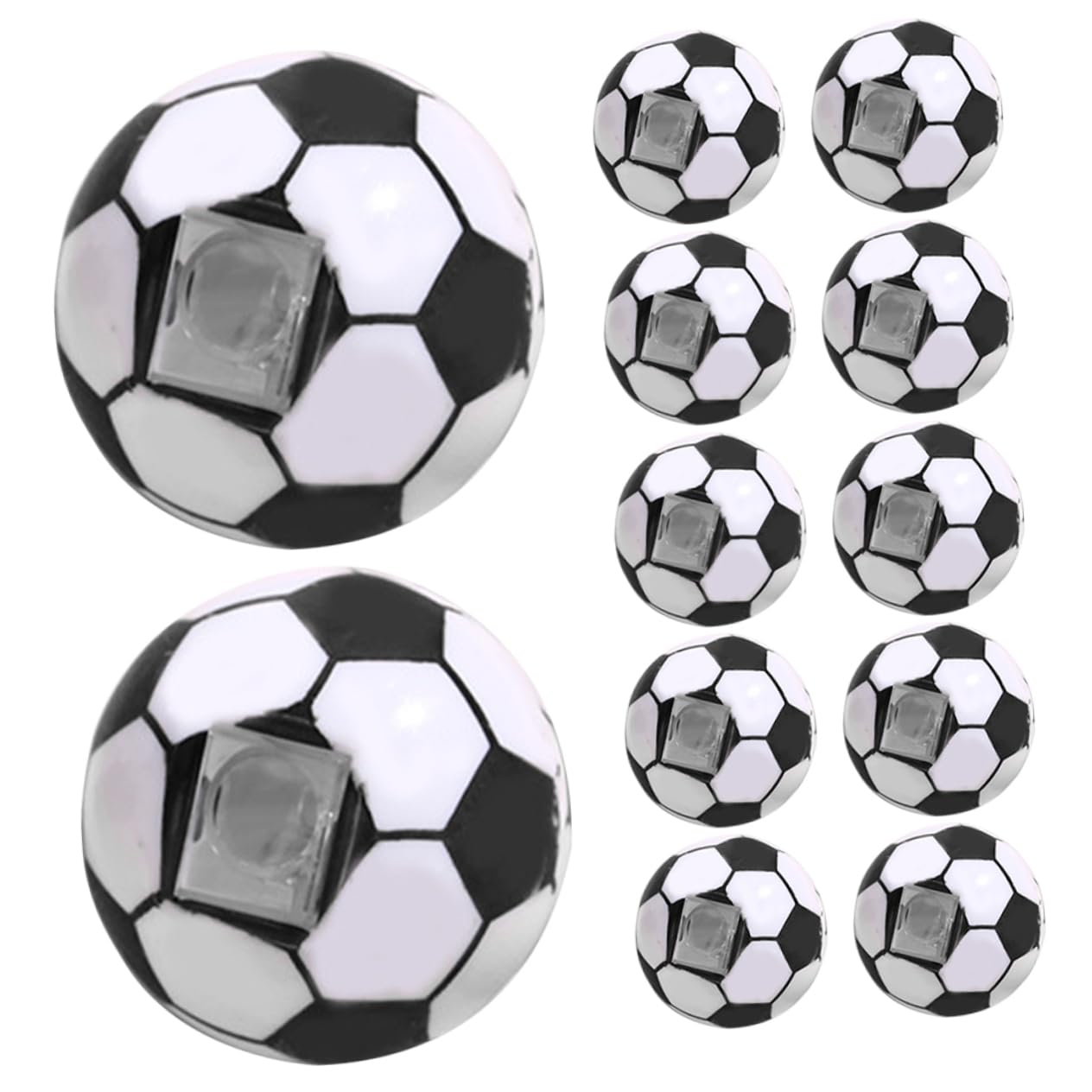 DOITOOL 4 Sätze Fußball Bleistiftspitzer Handspitzer Für Studenten Büroaccessoires Effektives Schärfen Schreibutensil Für Schule Und Büro 20 Stück * 4
