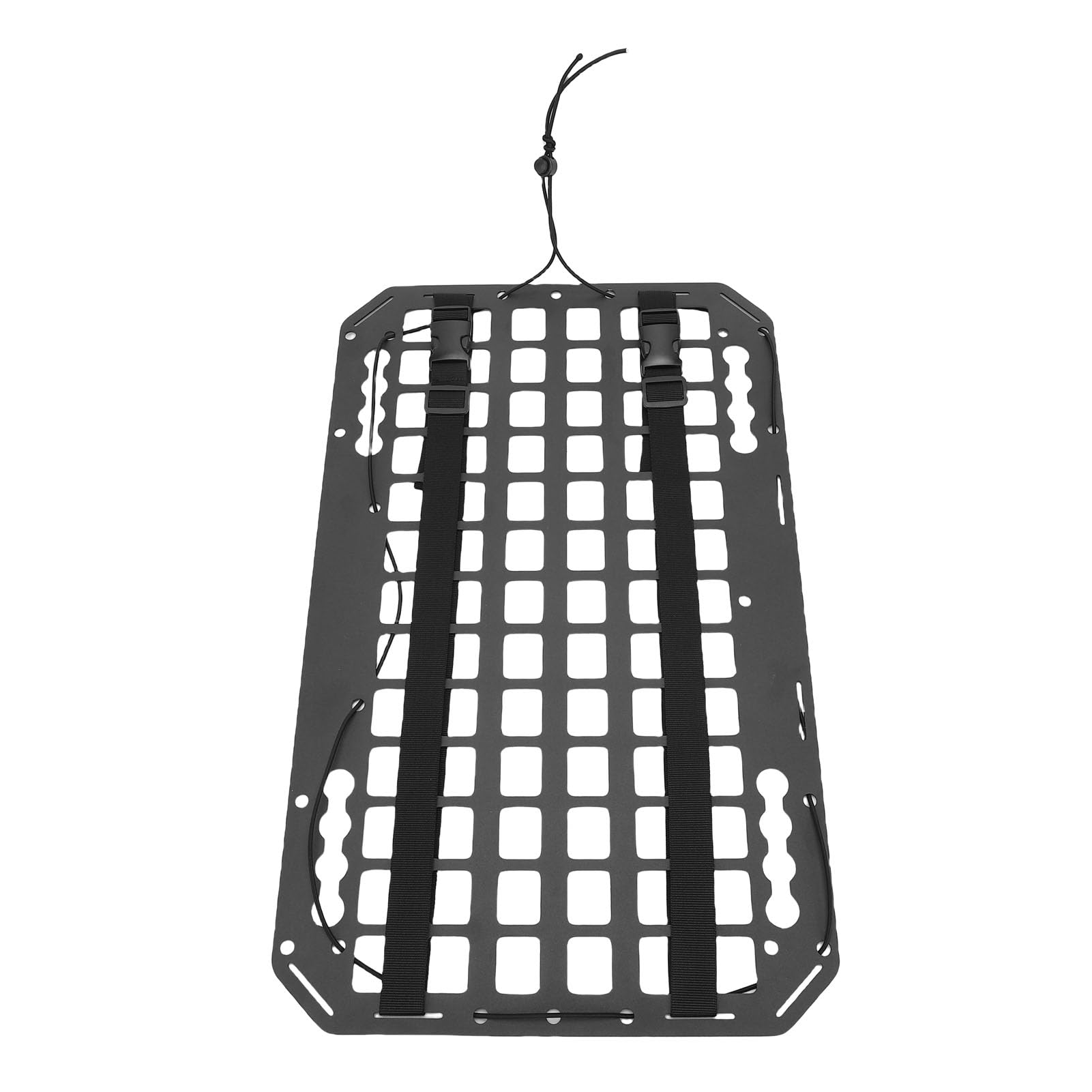 Gedourain Fotelik Samochodowy Molle Panel Organizer Trwała Aluminiowa Tablica do Przechowywania dla SUV-ów, Ciężarówek i Samochodów Dostawczych 540x330x2mm