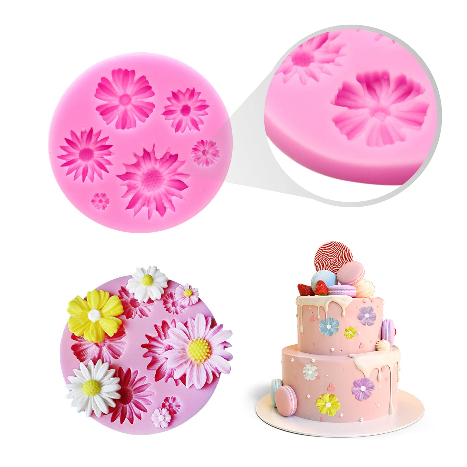 Stampo in silicone Fiori - Mondo Fai da Te