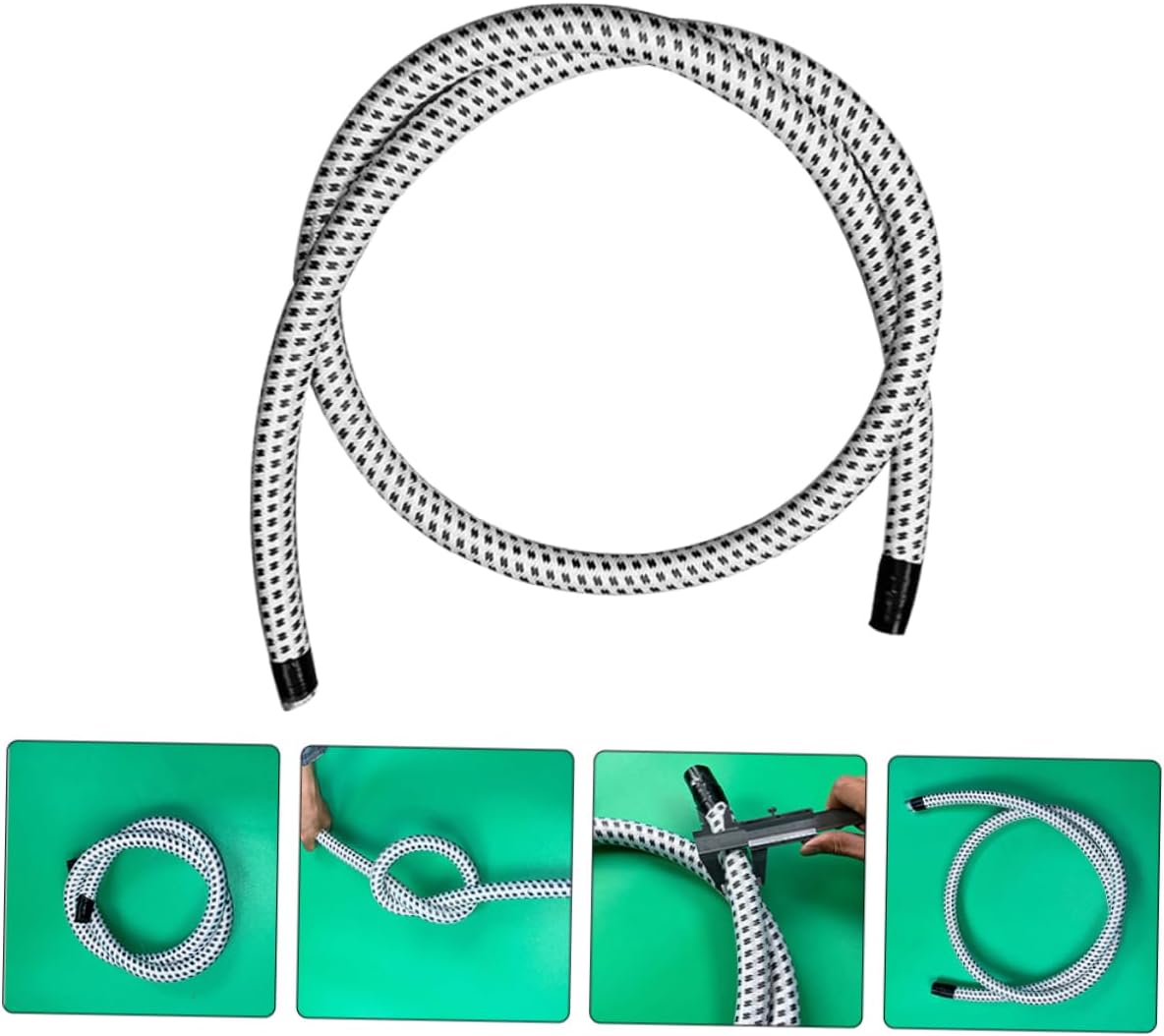 Zerodeko Robust Heat-resistant Steam Hose for Garment Steamer Pvc Nylon Construction Design for Easy Use Replacement Accessory for Steam Irons and Steamers