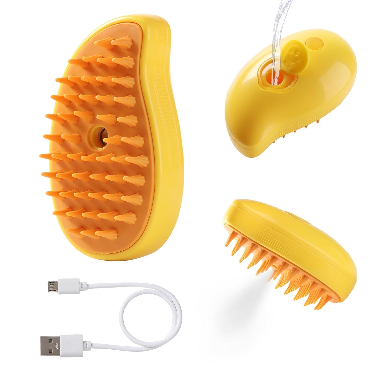 Pets Empire Steam Pet Brush for Dogs & Cats | Cat Hair Brush with Steamer | New 3 In1 Steamy Pet Cat Brush Cleanser Vapor, Steaming Pet Hair Brush, Pet Cat Comb with Steam, Spray Comb for Cats (B0D1K93DZ8) Amazon Price History, Amazon Price Tracker