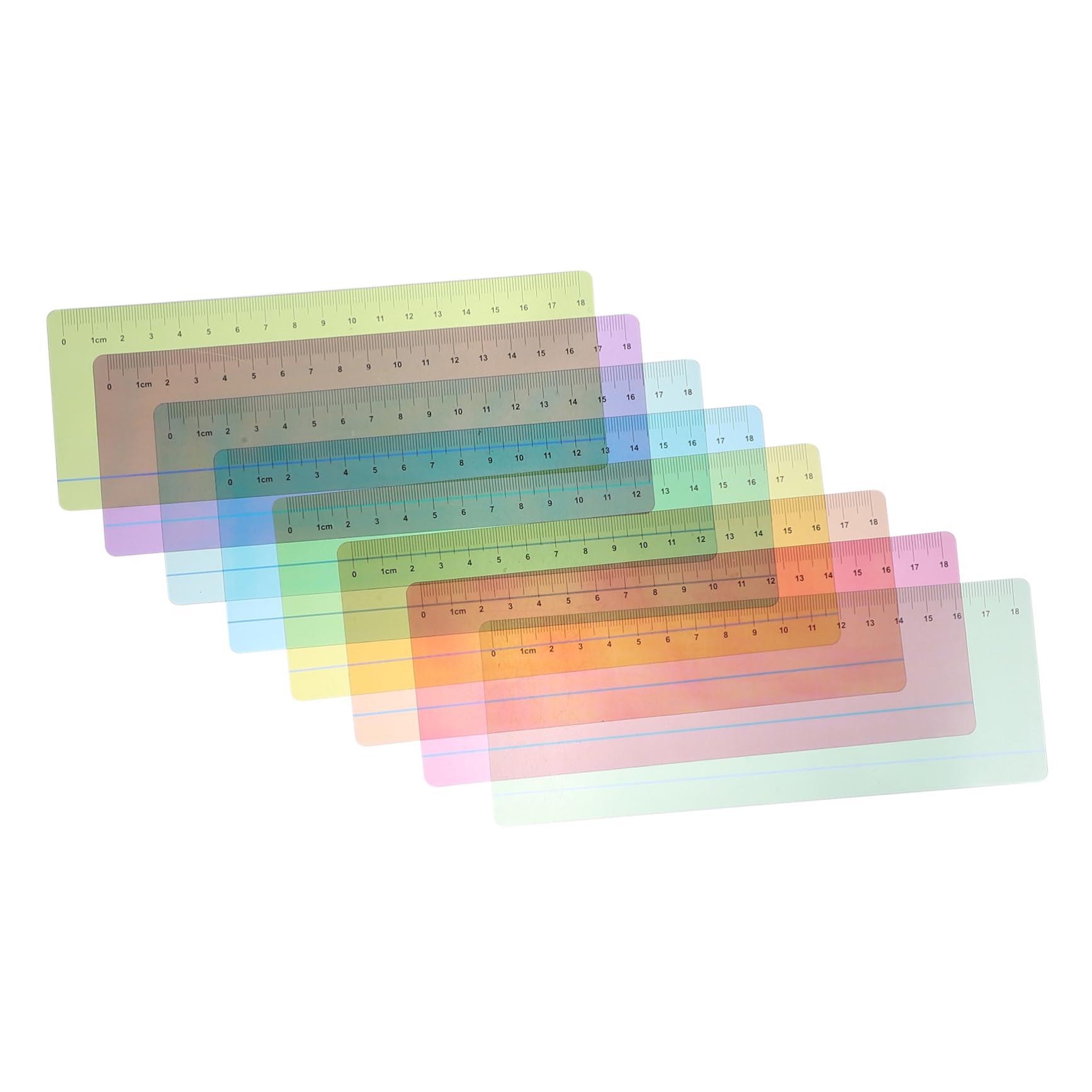 DOITOOL 5 Set Segnalibri Decorativi Strisce Guida Per Tracciamento Della Versatili E Leggeri Aiuto Visivo Per Lettori Ottimo Per La Pagina 8 Pezzi * 5