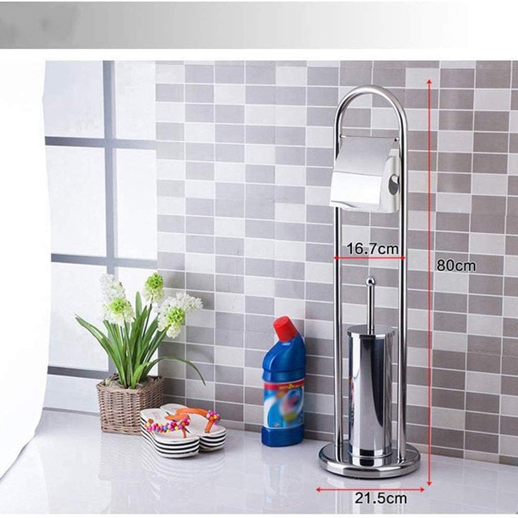 Bathroom Tissue Paper Roll Stand Toilet Paper Roll Storage Holder Toilet Paper Holder and Toilet Brush