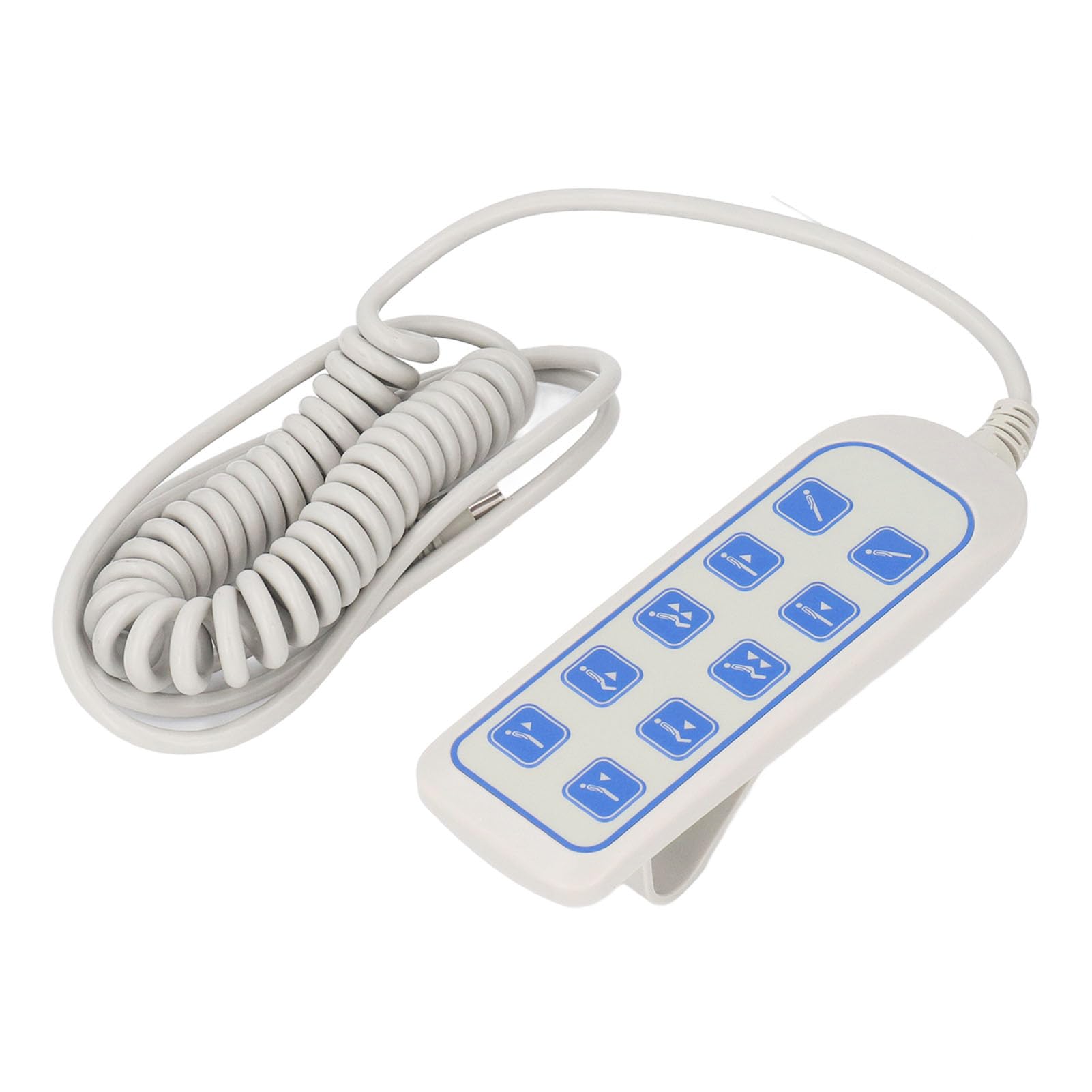 Fabater 10-Tasten-Recliner-Fernbedienung, 8-polige Hubbett-Steuerung, wasserdichte IP66-Liegebett-Fernbedienung, Elektrische Recliner-Fernbedienung für Elektrisches Sofa, Stuhl, Bett