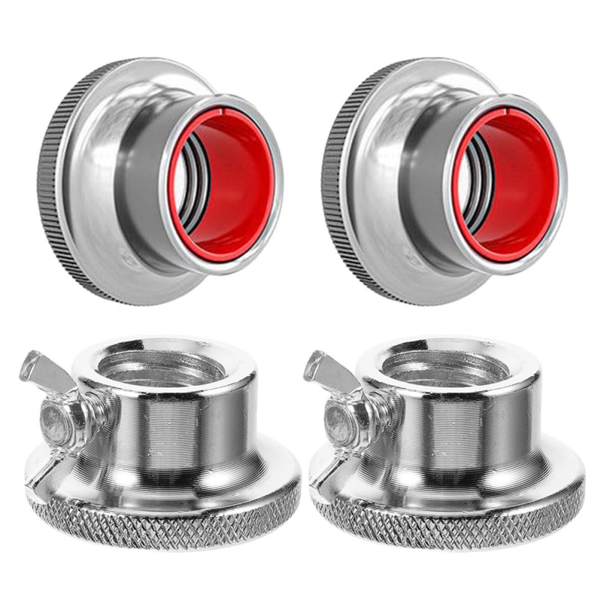 BESPORTBLE Barbell Supply: Dumbbell Anti-Slip Nut Locking Nuts for Dumbbell Bars 4pcs