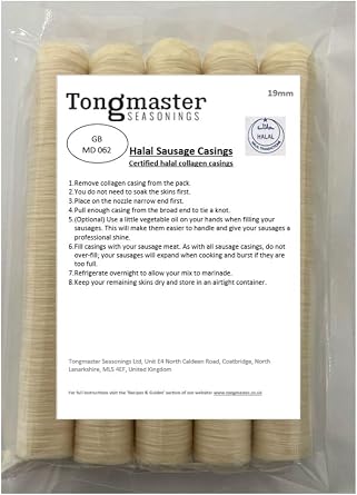 5 x 19mm Halal Collagen Sausage Casings