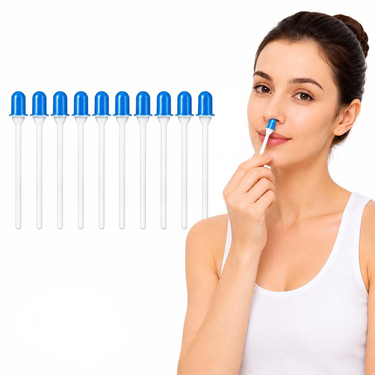 10 Pcs Waxed Nose Hair Removal Sticks, Nose Hair Wax Applicator Sticks with Blue Protective Caps, Easy-to-Use Nasal Hair Removal Waxing Wands for Men & Women-picture-27
