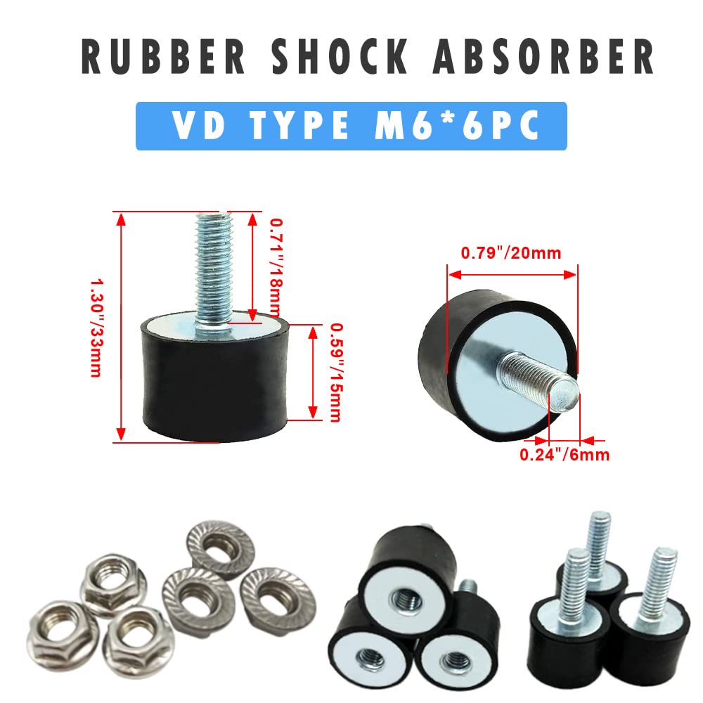 Rubber Isolator Mounts - Vibration Control -4 Rubber Isolator Mounts - Vibration Control -4