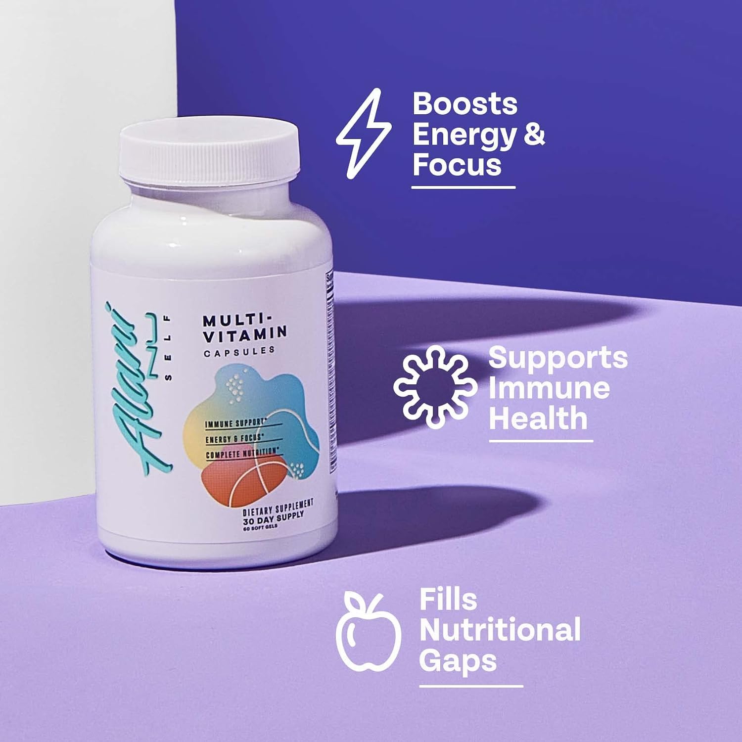 Alani Nu Multivitamin for Women, Daily Supplement for Health and Immune System Support, 60-Count
