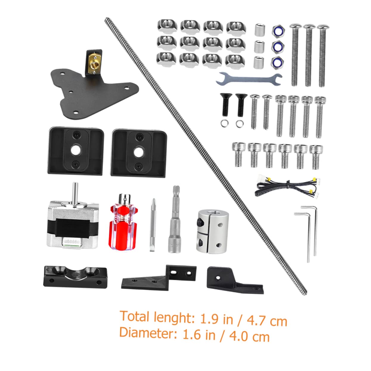Amazon.com: ELAYARD Ender Dual Z-kit Lead Screw Stepper Motor