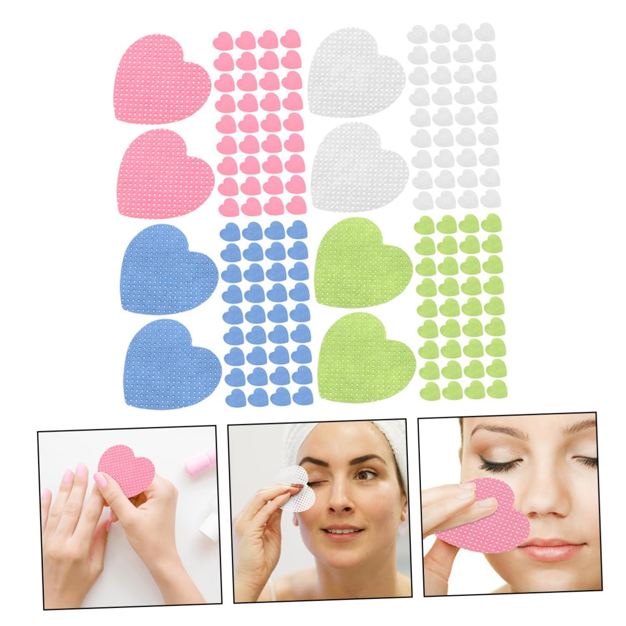 PACKOVE 4000blätter Fusselfreie Nagellackentferner Pads Acetonfreie Sanfte Wipes Für Uv-nagellack Und Gel-nägel Reisegröße Super Absorbierend Für Unterwegs