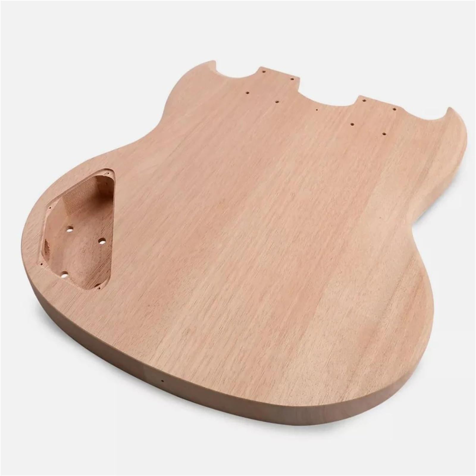 Kit Chitarra Elettrica Fai Da Te A Doppio Manico Corpo In Mogano 12 Corde Tastiera In Palissandro