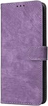 SEAHAI Leather Flip Case for Doogee N55 Plus, Premium PU Wallet Book Folio Ultra-thin Shockproof Cover Kickstand with Credit Card Slots/RFID Protection/Magnetic Close - Purple