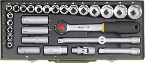 PROXXON 2223000 - Astuccio 1/2" 29 pcs, Nero - 2