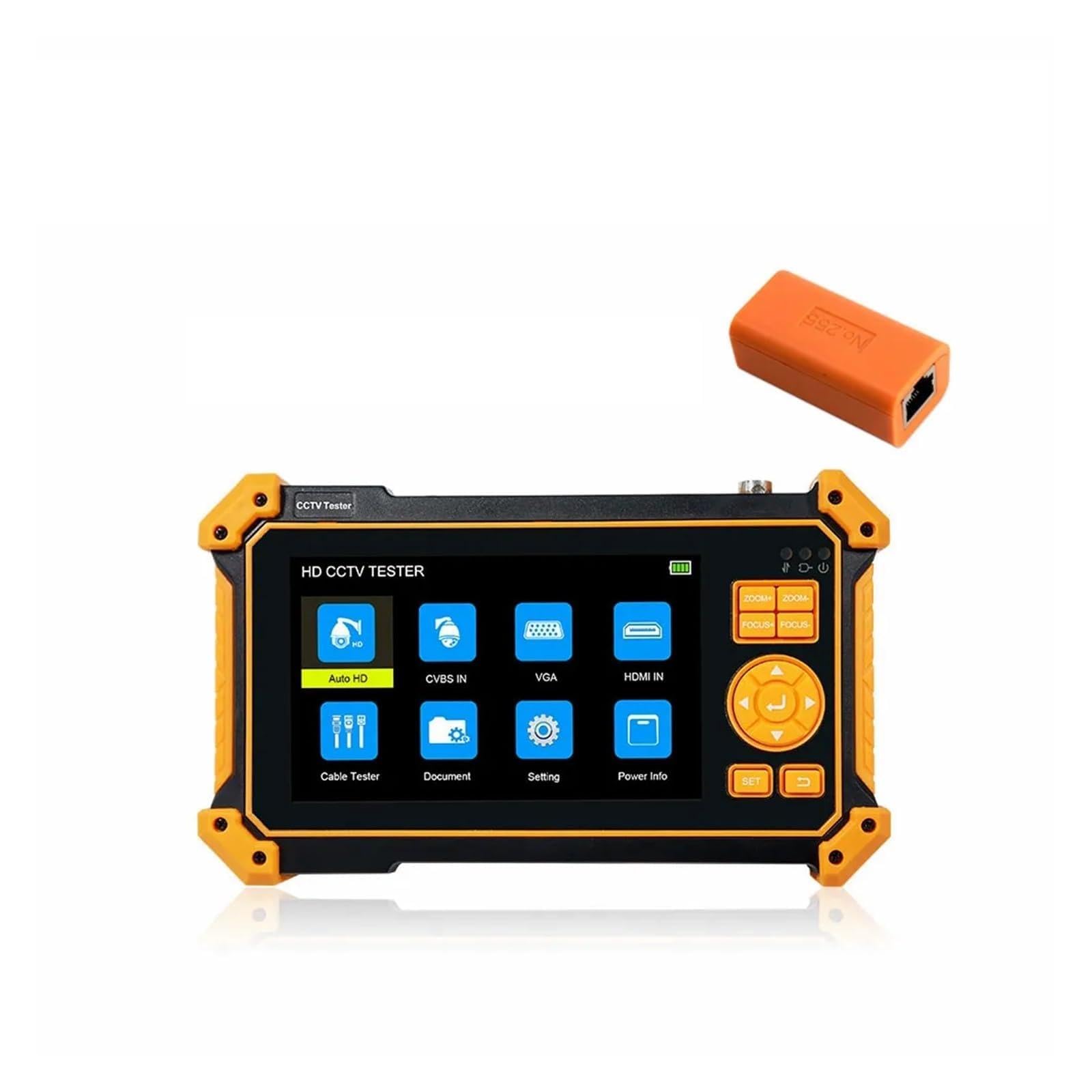 CVFRDD IPC-5200C Plus IP Camera Tester 5.4 Inch IPS Touch Screen Monitor CCTV Tester Support AHD/CVI/TVI/SDI/CVBS/IP Camera Tester