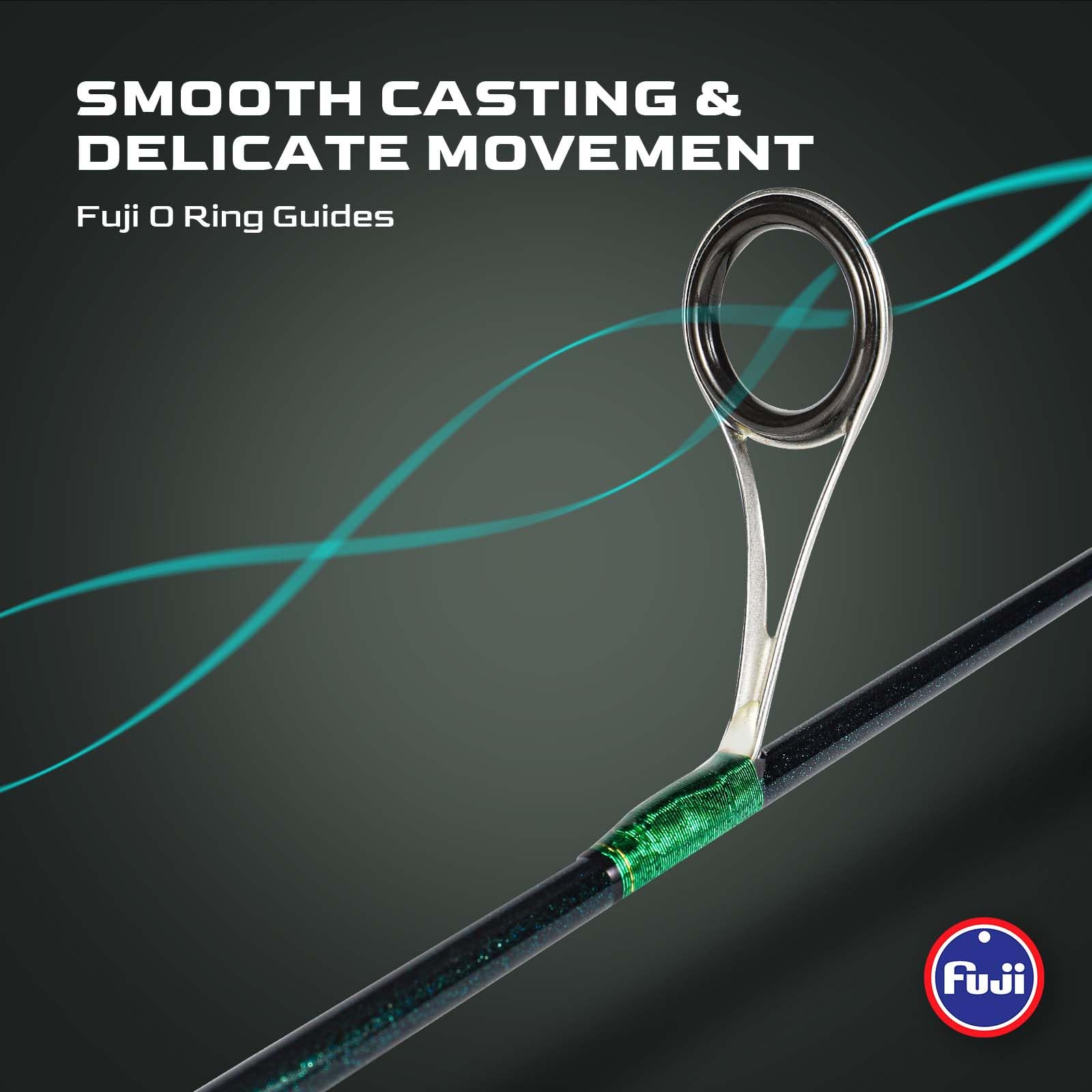 Snapklik.com : HANDING Wandering Ultralight Fishing Rod, Fuji O Ring ...