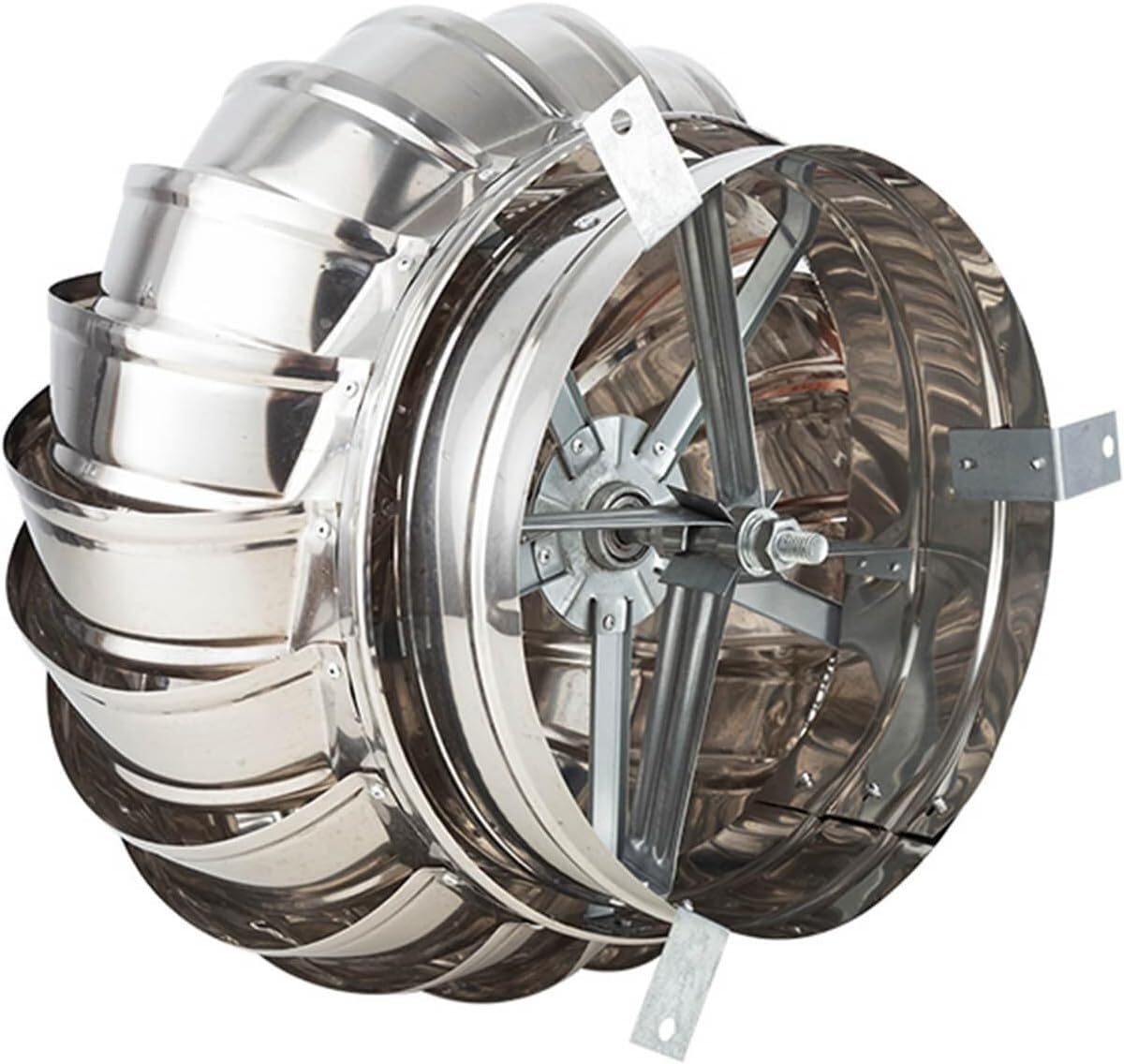 JvFbjLF Roof Ventilators Silent Ventilators Stainless Steel Ventilation Fans Chimney Rotary Vents(160mm)