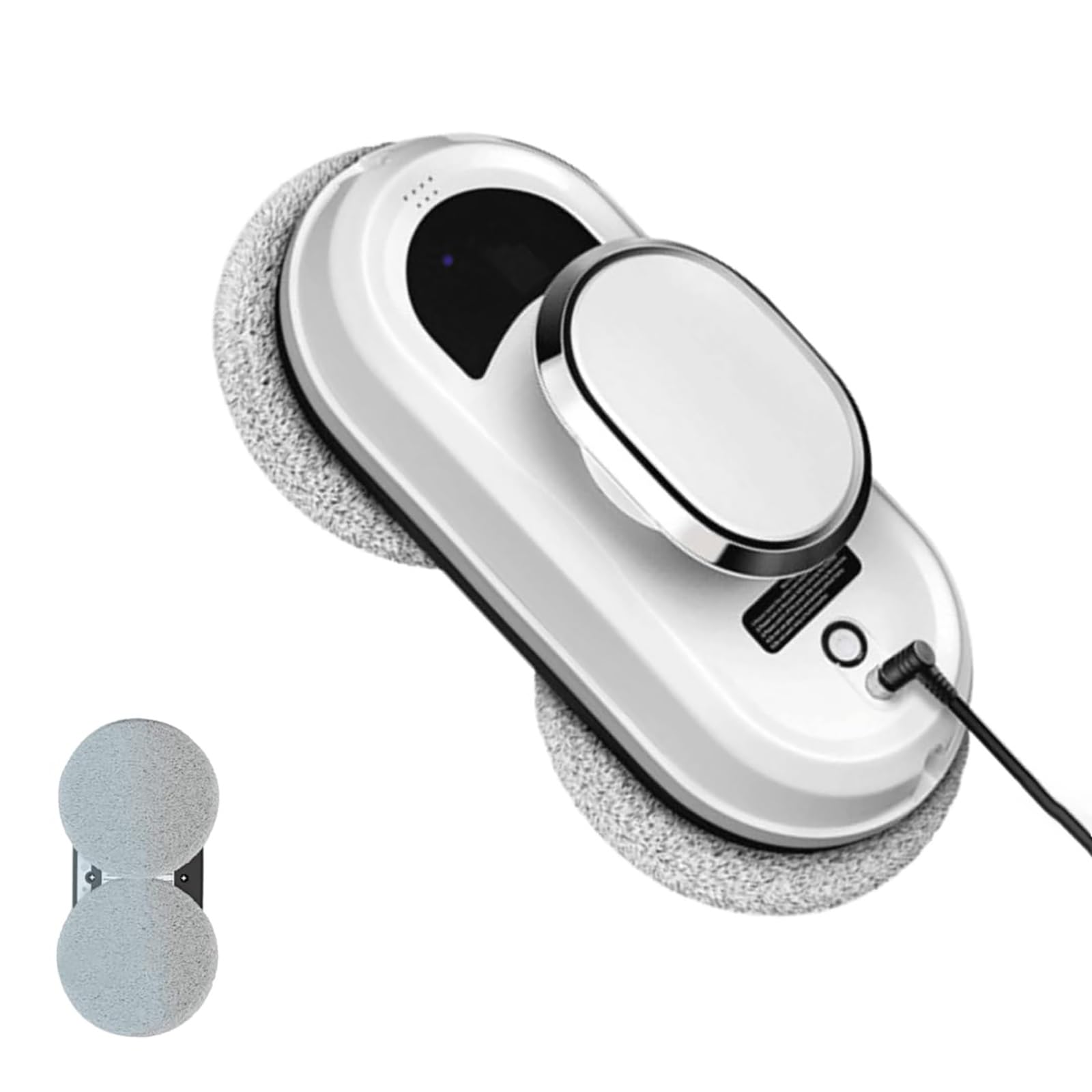 POCDUUA Window Cleaning Robot, Automatic Smart Glass Cleaner with Remote Control, Strong Suction 5600Pa, Household Robot Glass Cleaner with Intelligent Path Planning for Indoor/Outdoor