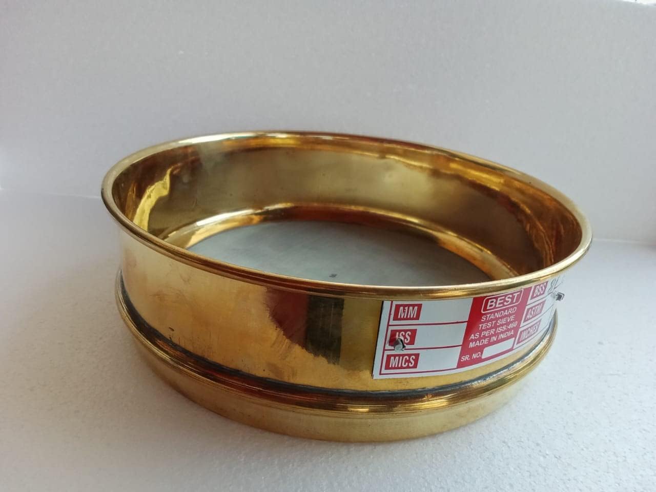 Test Sieve 8'' 20 cm 75microns Stainless Steel Mesh with Brass Frame ASTM No. 200 75 microns | for Laboratory, Scientific Research, Industrial, Educational & Professional Use | Durable Premium Quality-image-3