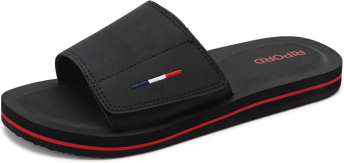 Ripord Men's Adjustable Slide Sandals: A Comfortable, Anti-Slip Slip-On