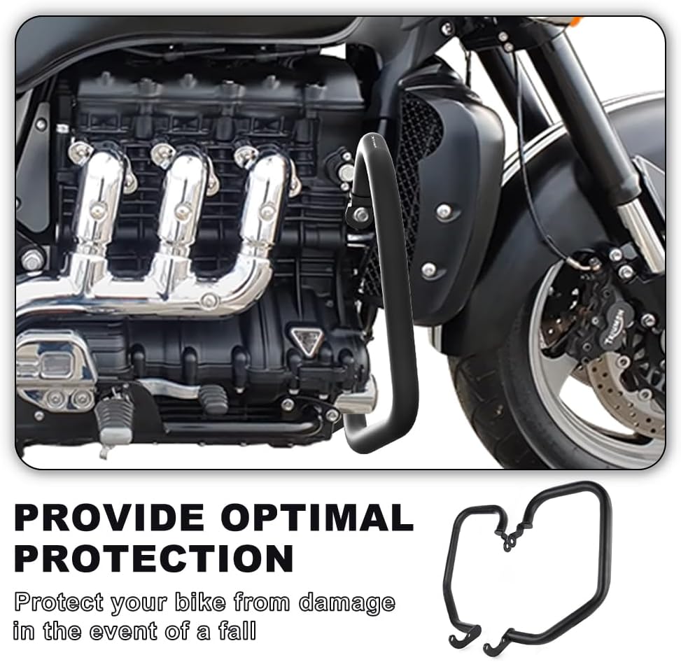 Xitomer Highway Crash Bars Crash Cages Compatible with Rocket 3 2003-2019 Rocket III Motorcycle Engine Guard