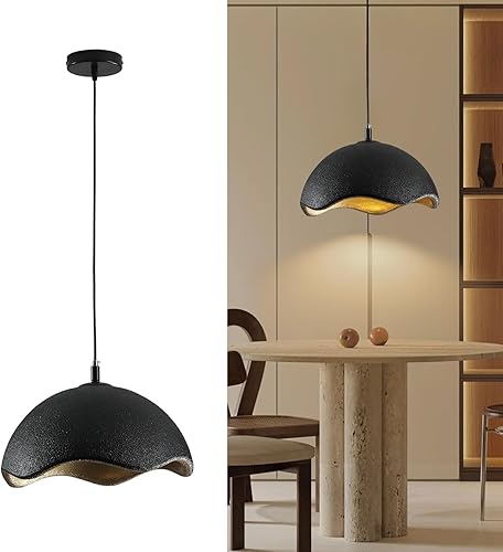 Miniatura 21 de JAYMP Wabi Sabi - Lámpara colgante para comedor, cocina, isla, pasillo, restaurante, lámpara colgante E26, base japonesa, botella de vino, accesorio