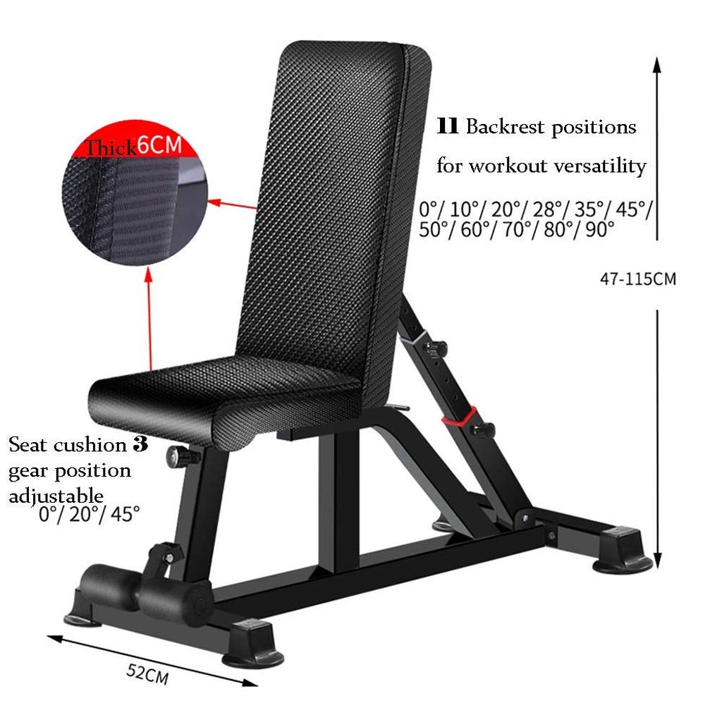 OTQEFTN Crunch Bench Sit-Up Board Multi-Function Abdominal Board Sit-Ups Fitness Equipment Home Abdomen Sports Chair Dumbbell Bench