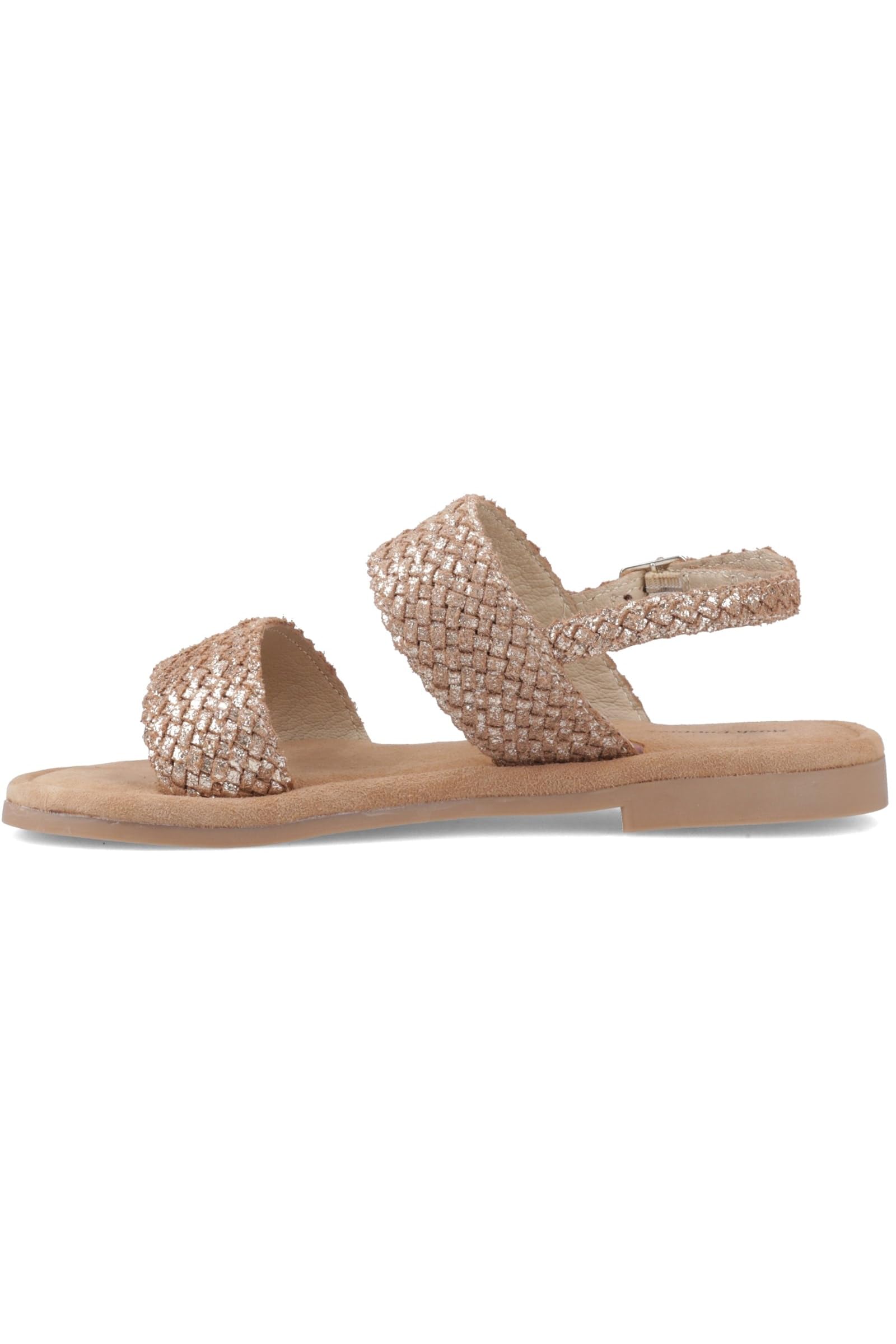 Hush Puppies Women's Bronze Helene Wide Fit Sandals Colour: : Size 3