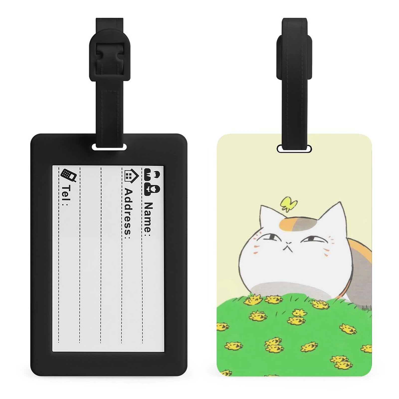 Amazon.co.jp: 夏目友人帳 ニャンコ先生 ネームタグ アニメ 荷物タグ