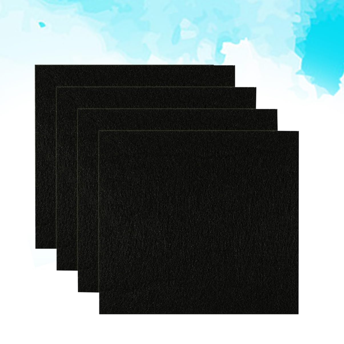 Happyyami 12 STK Kohlefilter Sieb Katzentoilettenfilter nd-Filter katzenstreufilter wechseln Haustierzubehör pet Supplies haustierbedarf Kohle-Ersatzfilter Filterwechsel Holzkohle