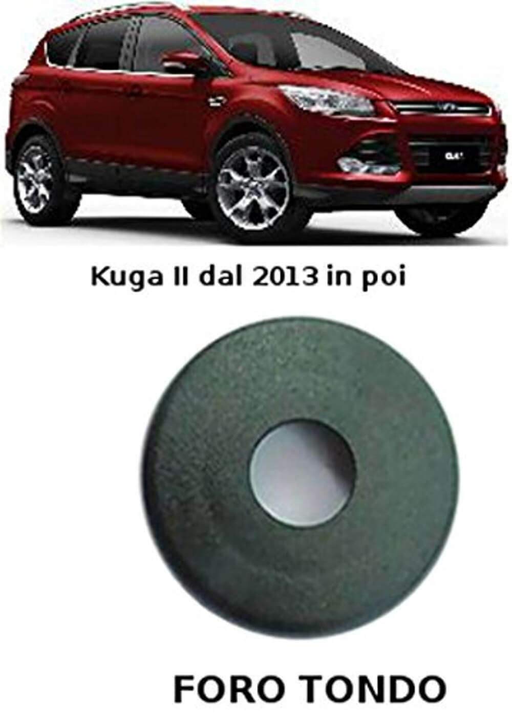 SPRINT Tappetini Auto In Moquette Su Misura – Compatibili Con Kuga I Restyling (2011-2012) – Antiscivolo Con Salvatacco E Fissaggi