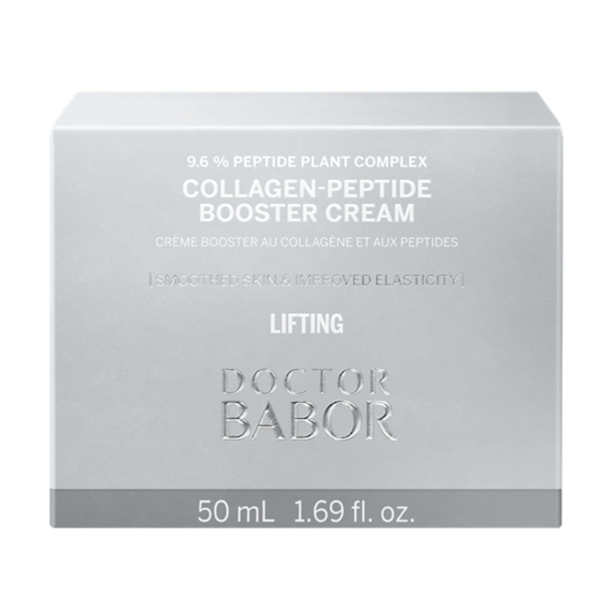 BABOR Collagen Peptide Booster Cream | Firming & Plumping Face Moisturizer | Visibly Reduces the Appearance of Wrinkles on Face & Neck, Hyaluronic Acid & Squalene | Day & Night Use | 1.69 oz