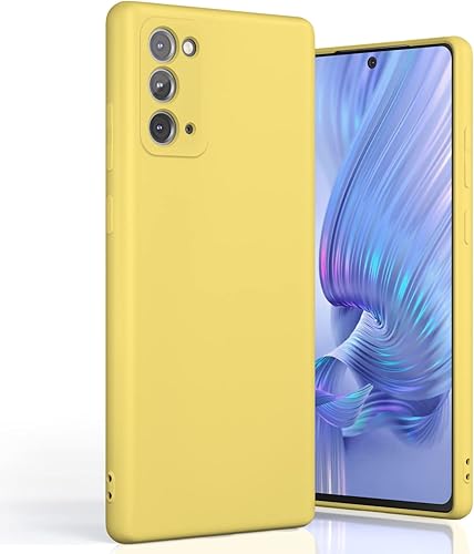 Miniatura 8 de Funda para Samsung Galaxy Note20, silicona líquida, delgada, suave TPU, protección de cuerpo completo, a prueba de golpes, para Galaxy Note20 de 6.7