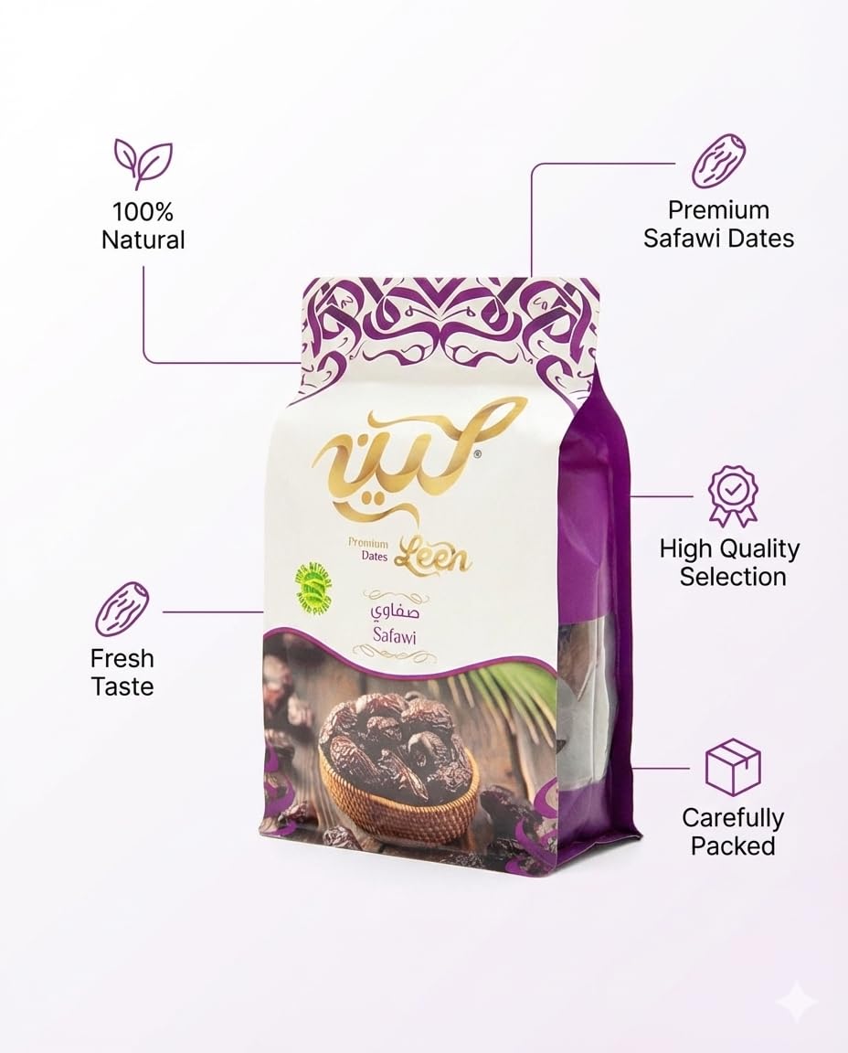 Amazon.com: LEEN Safawi Dates Premium, 100% Natural & Hand-Picked