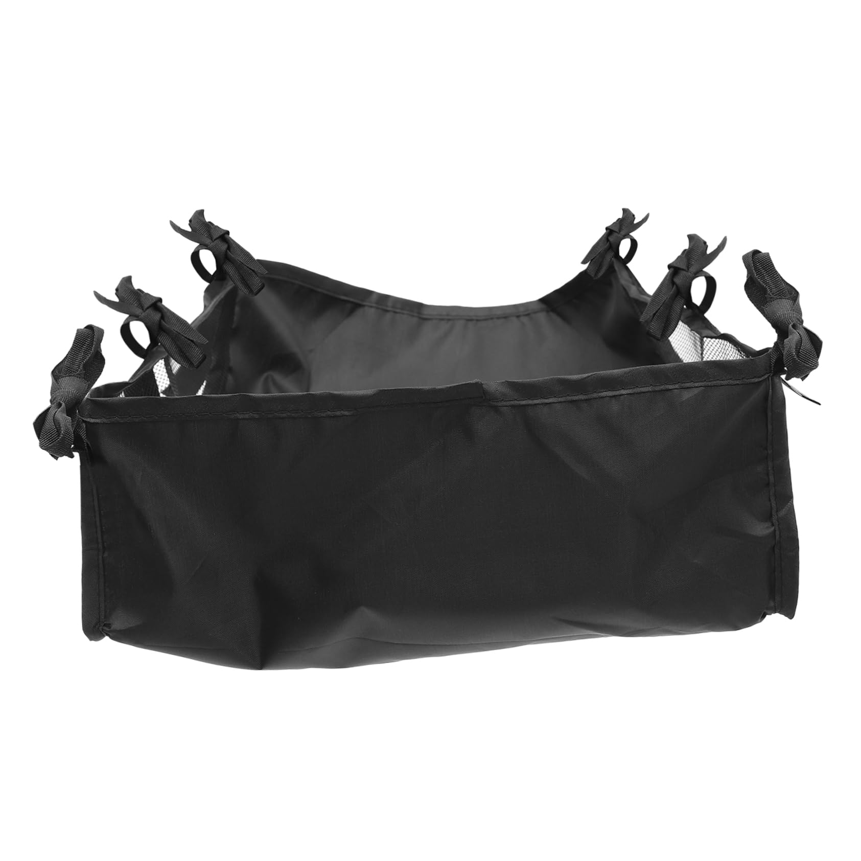 Hoement Stroller Storage Mesh Bag Large Basket Organizer Oxford Cloth Stroller Accessories Bag