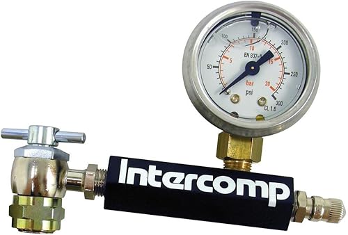 Intercomp 100675-A Medidor de presión de inflado de choque