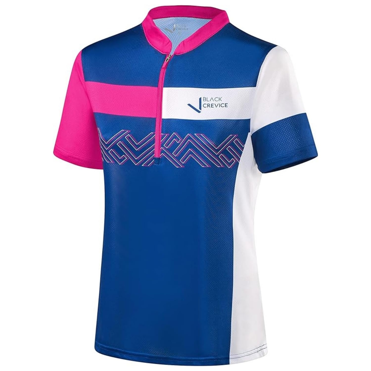 T-shirt VTT Femme Black Crevice - 85% Polyester 15% élasthanne - Respirant Et Séchage Rapide Pour Cyclisme