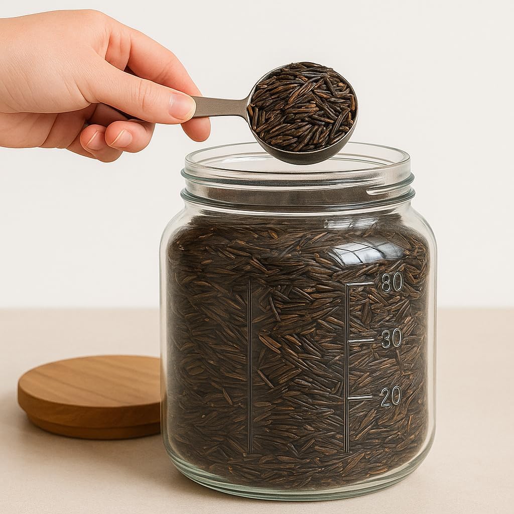 kitchentoolz Large Mason Jars with Lids – 64 oz Mason Jars Wide Mouth, 1/2 Gallon Glass Jar with Lid for Pantry Storage, Canning, Flour, Dry Goods – 2 Pack - Image 7