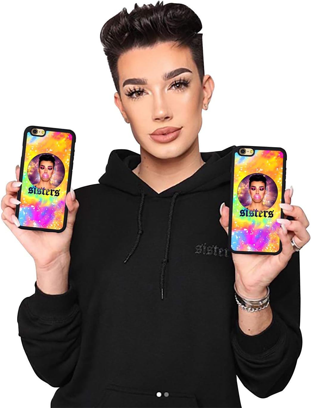 DANN Di Galaxy Bubble James Charles Sisters iPhone 6s Soft Shockproof Case Protector Cover Scratch-Proof iPhone 7/8 /7 Plus/8 Plus | iPhone 6s