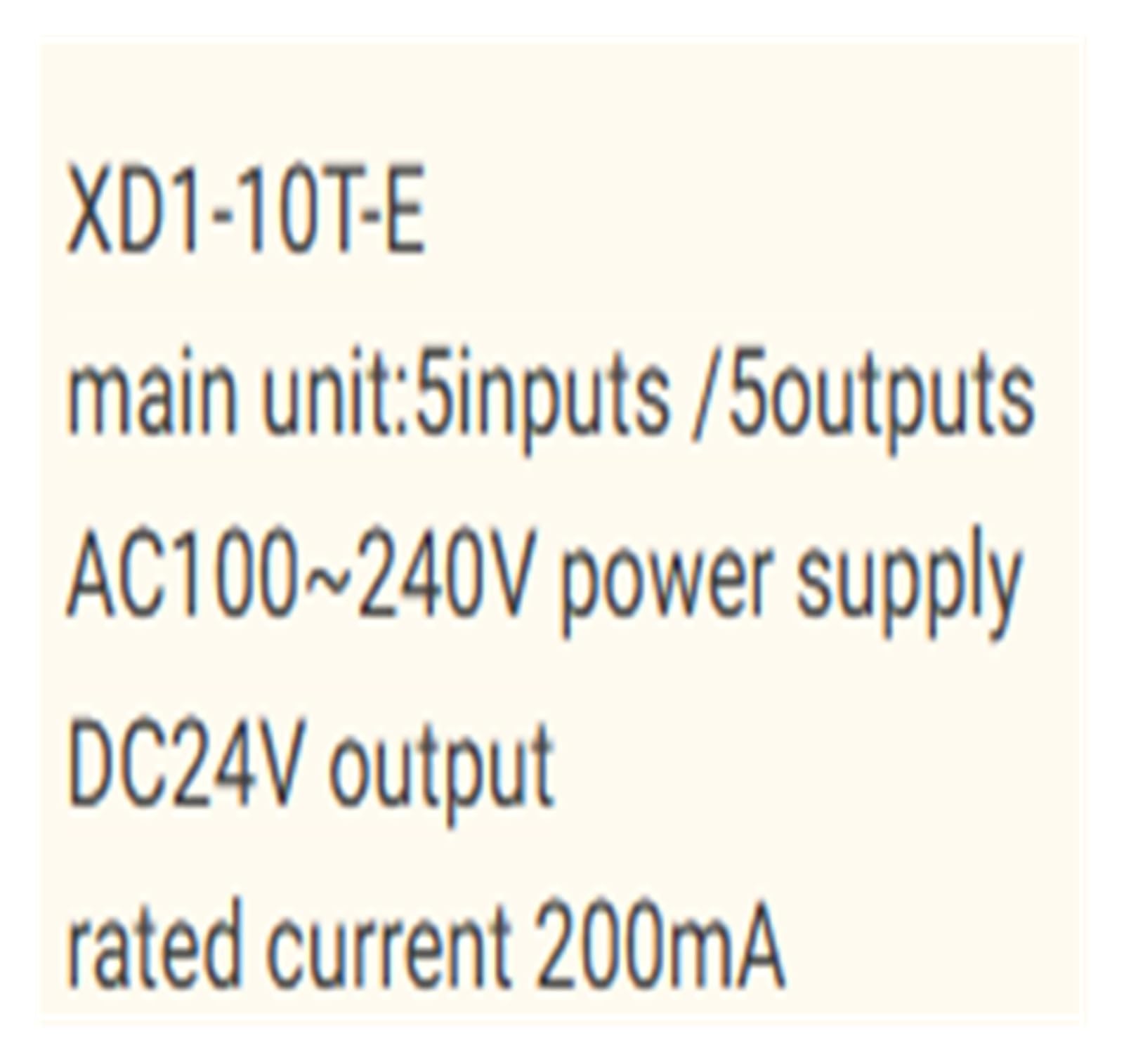 Controlador PLC XD1-10T-E Controlador lógico programable