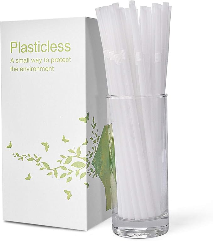 200 pitillos flexibles compostables PLA de 8.25 pulgadas miniatura 5