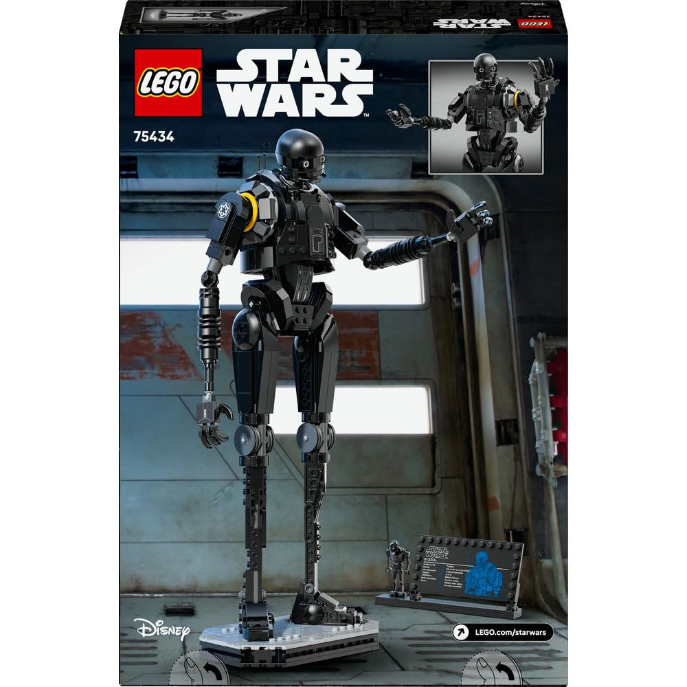 LEGO Star Wars Droid strażniczy K-2SO 75434 | Kolekcjonerska figurka, zabawka dla 10-latka, prezent Star Wars dla dzieci, klocki dla chłopca i dziewczynki, 845 elementów