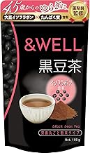 &WELL Black Bean Tea, 100% Hokkaido, 100 Servings, Caffeine-Free, Additive-Free, Powdered Whole Nutrition Tea, 3.5 oz (100 g) (1)