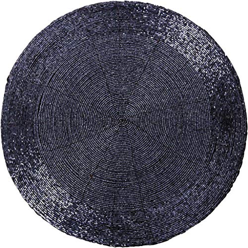 Preisvergleich Produktbild Arsvita Glasperlen Tischset (Silber - Blau)